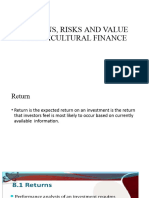 Risk and Returns