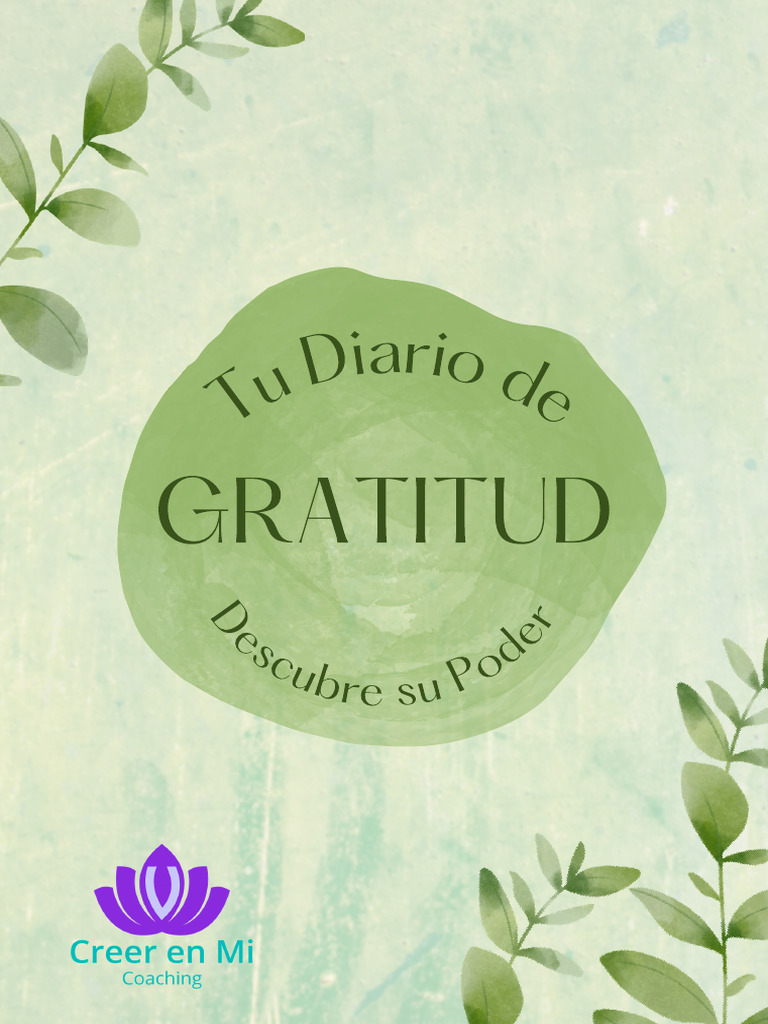 Diario de Gratitud y Abundancia | PDF | Gratitud | Pensamiento
