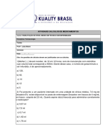 Atividade Calculos de Medicamentos