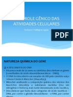 Controle genético das atividades celulares