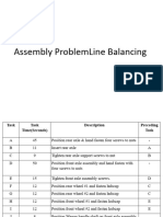 Assembly ProblemLine Balancing