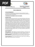 Lab3 - Linked List