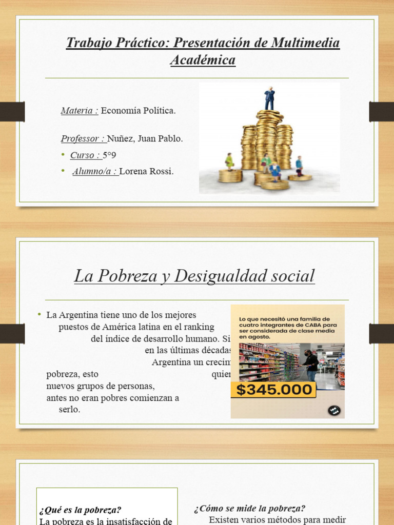Pobreza y Desigualdad en Argentina | PDF | Pobreza | Pobreza e indigencia