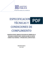 Epecifiaciones Técnicas Construccion UVG Montecristi