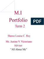 M.I Portfolio: Term 2