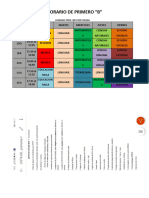 HORARIO DE PRIMERO NESTOR 1°A Mod