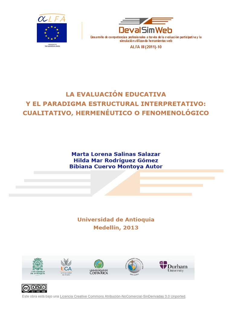 La Evaluacion Educativa y El Paradigma Interpretativo | PDF