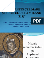 Prezentare Constantin Cel Mare Si Edictul de La Milano