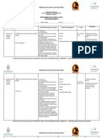 Programacion AÑO MORAZANICO Planificación Febrero - Abril Choluteca