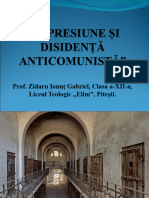 Prezentare Represiune Și Disidență Anticomunistă CLS 12