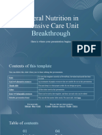 Enteral Nutrition in Intensive Care Unit Breakthrough by Slidesgo