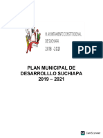 Plan de Gobierno Municipal de Suchiapa 2019-2021