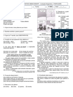 Av Diagnostica - 8º Ano - Comida - 2022