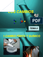 Presentación Tema 6 Los Cambios