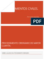 UNIDAD II. Procedimiento Ordinario - Etapas de Discusión y Prueba Sin Etapa de Sentencia .