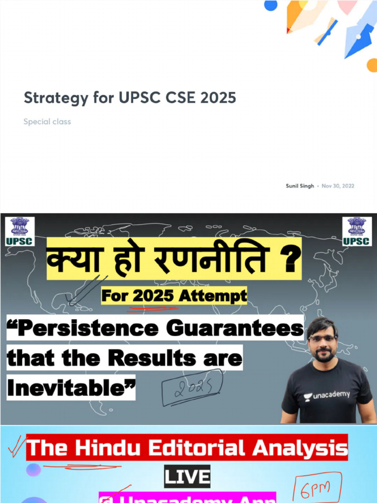 Strategy For UPSC CSE 2025 With Anno PDF
