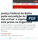 Justiça Federal Da Bahia Pede Extradição de 'Senho