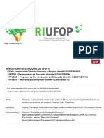 REPOSITORIO INSTITUCIONAL DA UFOP - Tecendo A Sexualidade Entre Avós, Mães e Filhas - Um Estudo Exploratório Sobre As Mulheres No Distrito de Antônio Pereira, Ouro Preto - MG