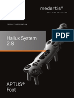 FOOT-05000001 Hallux System 2.8 Product Information