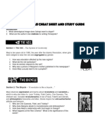 Sections 1 To 5 Cheaty Study Guide