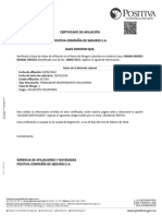 Certificado Trabajador Independiente