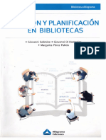 Gestion y Planificacion en Bibliotecas