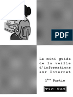 Mini Guide de La Veille D'informations Sur Internet