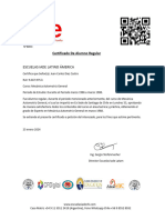 Certificado Juan Carlos Diaz Castro