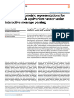 Enhancing Geometric Representations For Molecules With Equivariant Vector-Scalar Interactive Message Passing