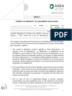 Manifiesto Conocimiento Regulatorio