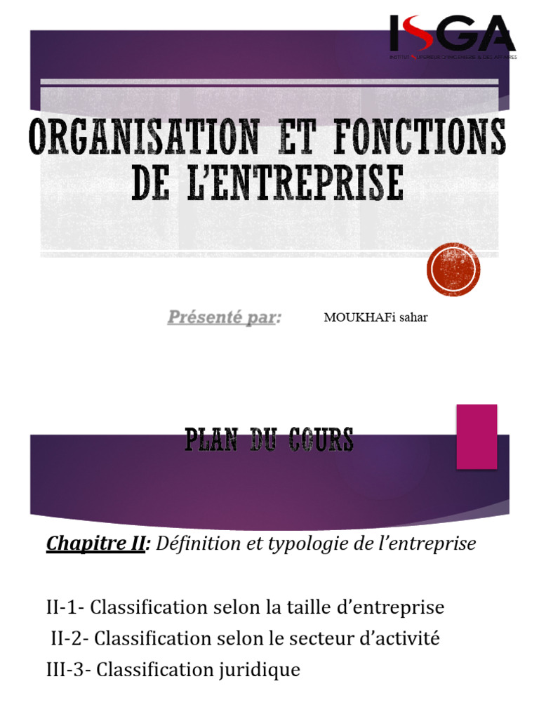 Classification D Entreprise | PDF | Business | Petite ou moyenne entreprise