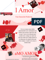 Presentación Amor Corazón Ilustrado Rojo