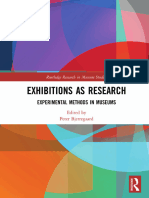 (Routledge Research in Museum Studies 29) Peter Bjerregaard (Editor) - Exhibitions As Research - Experimental Methods in Museums-Routledge (2019) - 1
