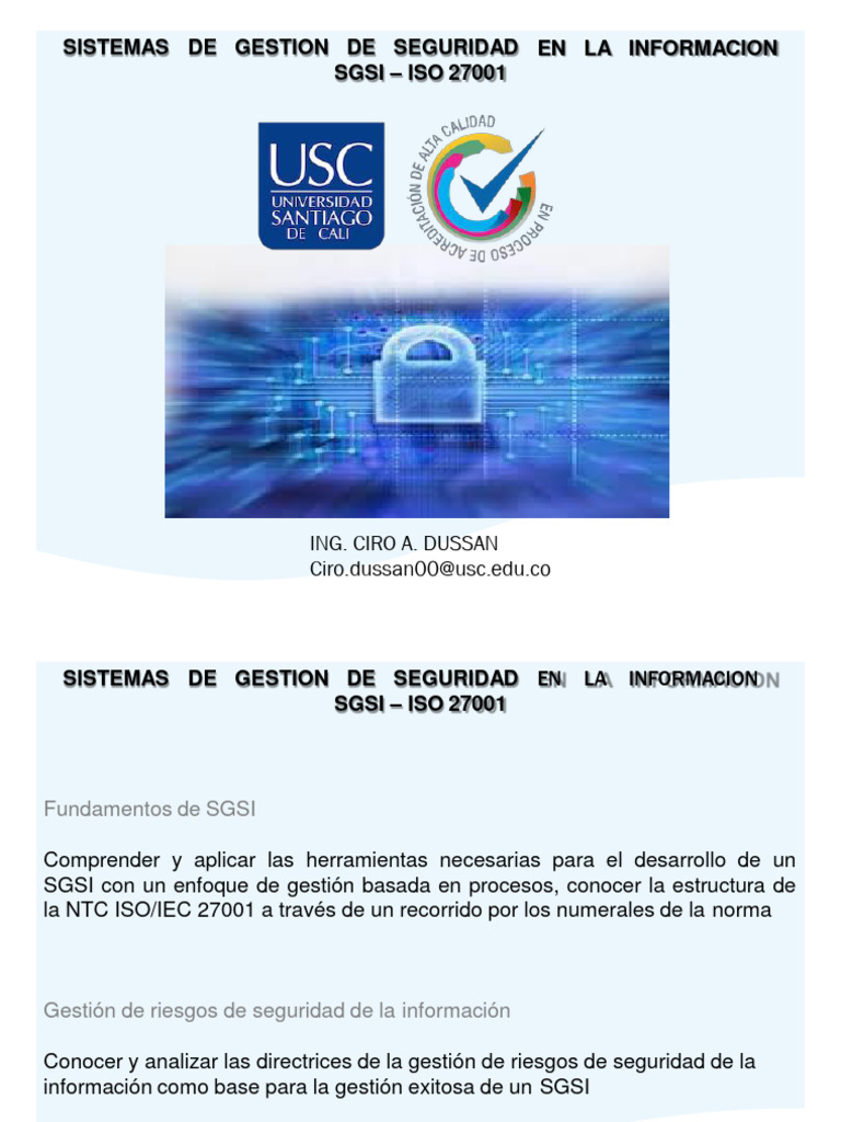 Sgsi Fundamentos Usc Pdf
