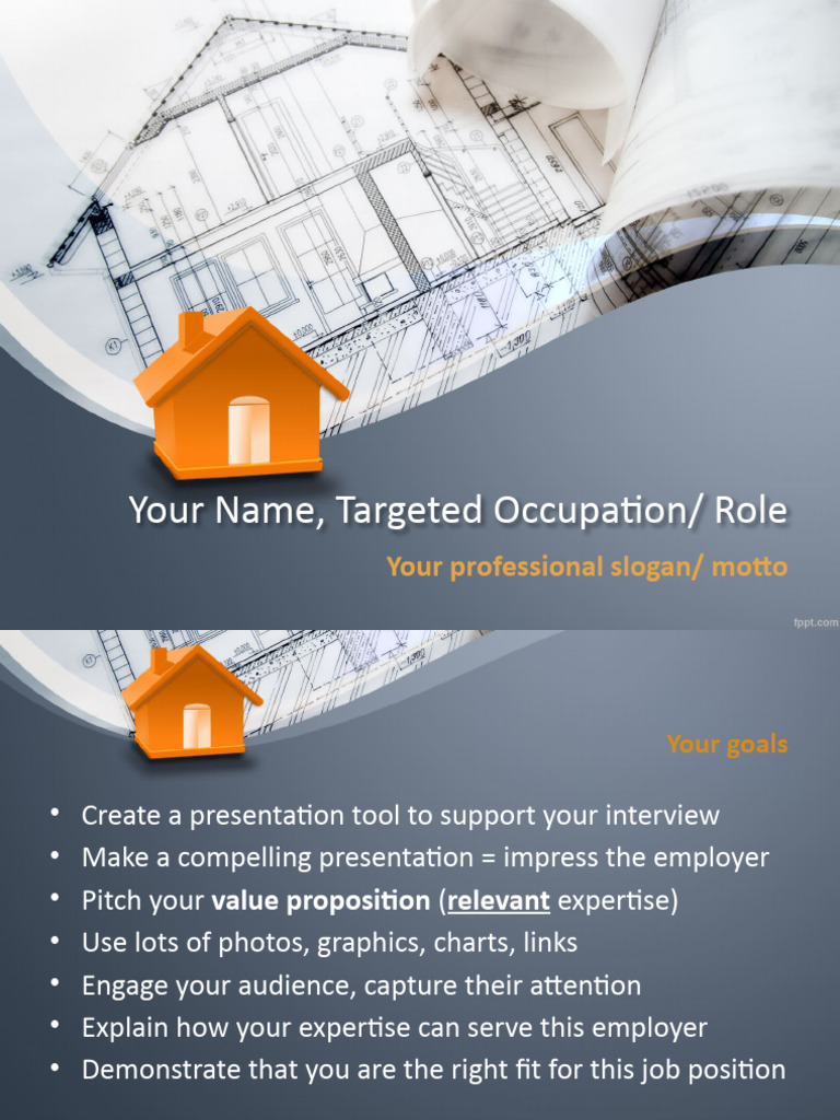 PowePoint Template For Job Interviews PDF