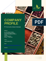 Company Profile PT. Commodity Spices Indonesia