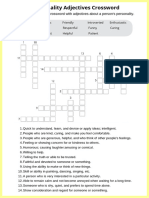 Personality Crossword