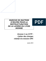 Cahier de Charge OPC