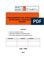 BOW - PRO - 008 IDENTIFICACIÓN DE PELIGROS Y EVALUACIÓN DE RIESGOS Rev 1