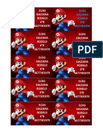 Etiqueta Mario Bross