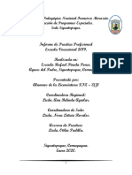 Informe General de Practica Licenciatura J1 Siguatepeque