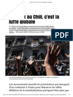 de L'irak Au Chili, C'est La Lutte Globale - Libération