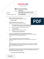 Diabetic Questionnaire by Person Covered