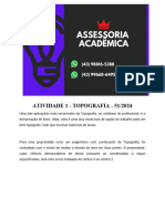 5388 Assessoria Atividade 1 - Topografia - 51 2024