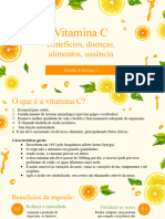 Trabalho de Bio - Vitamina C