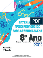 8 - Ano - Matematica 2024