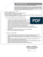 CS Form No. 212 Attachment - Work Experience Sheet