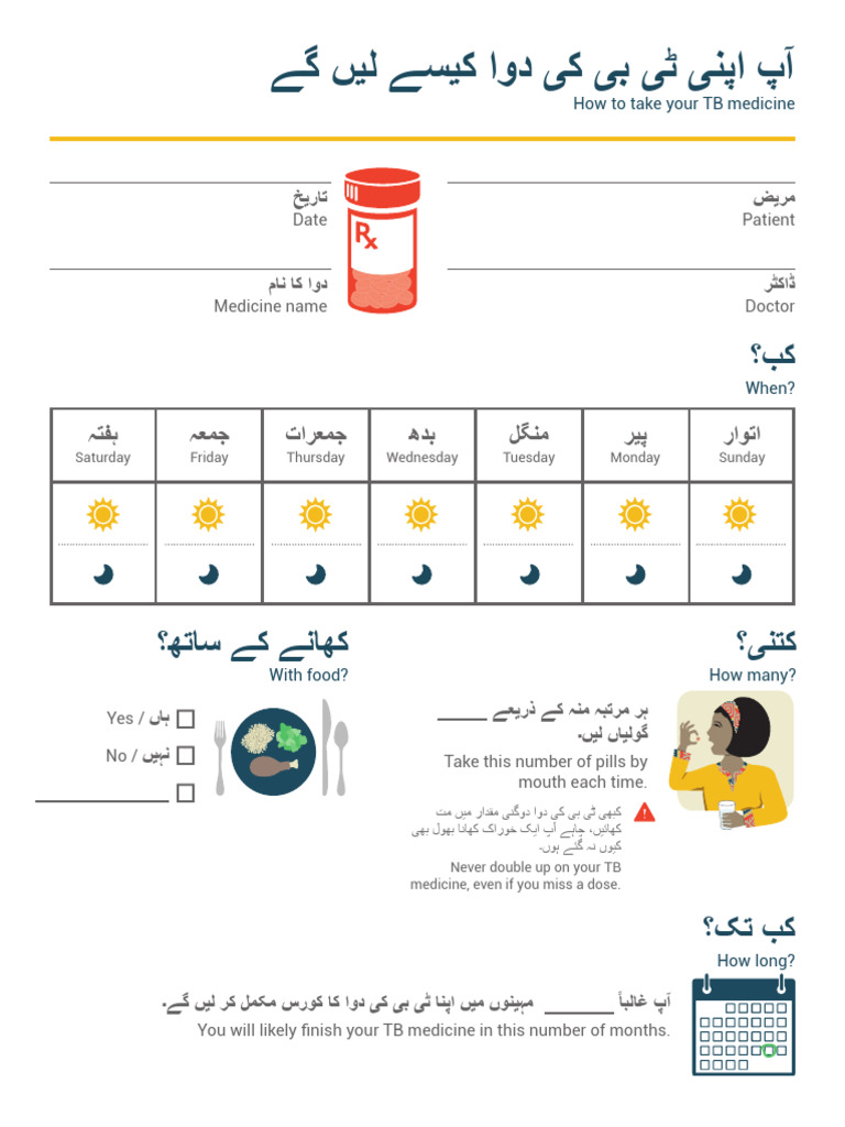 Ltbi Medicine Instructions Urdu | PDF