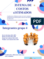 Sistema de Costos Estimados