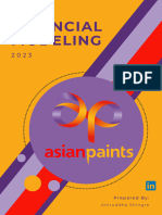 Financial Model Asian Paints 